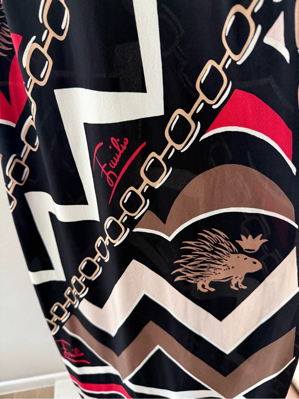 PUCCI Istrice-print long dress - Picture 12 of 14